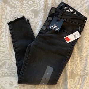 GAP girls high rise Jeggings size 6